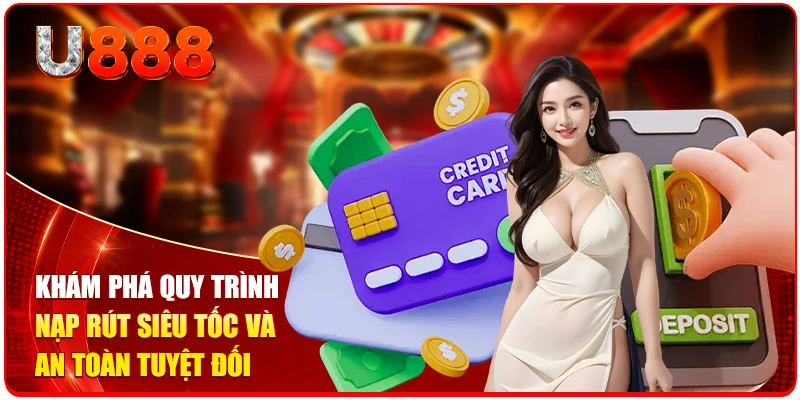 Khám phá quy trình nạp rút siêu tốc và an toàn tuyệt đối